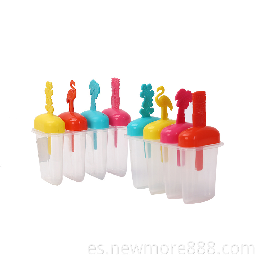 Freezer Tray Plastic Ice Popsicle Molds